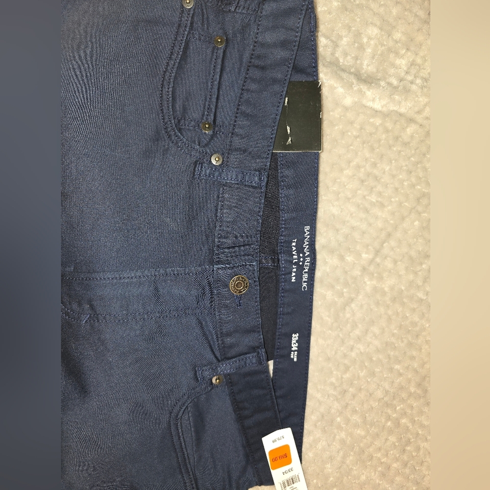 Men's Navy Blue Chinos